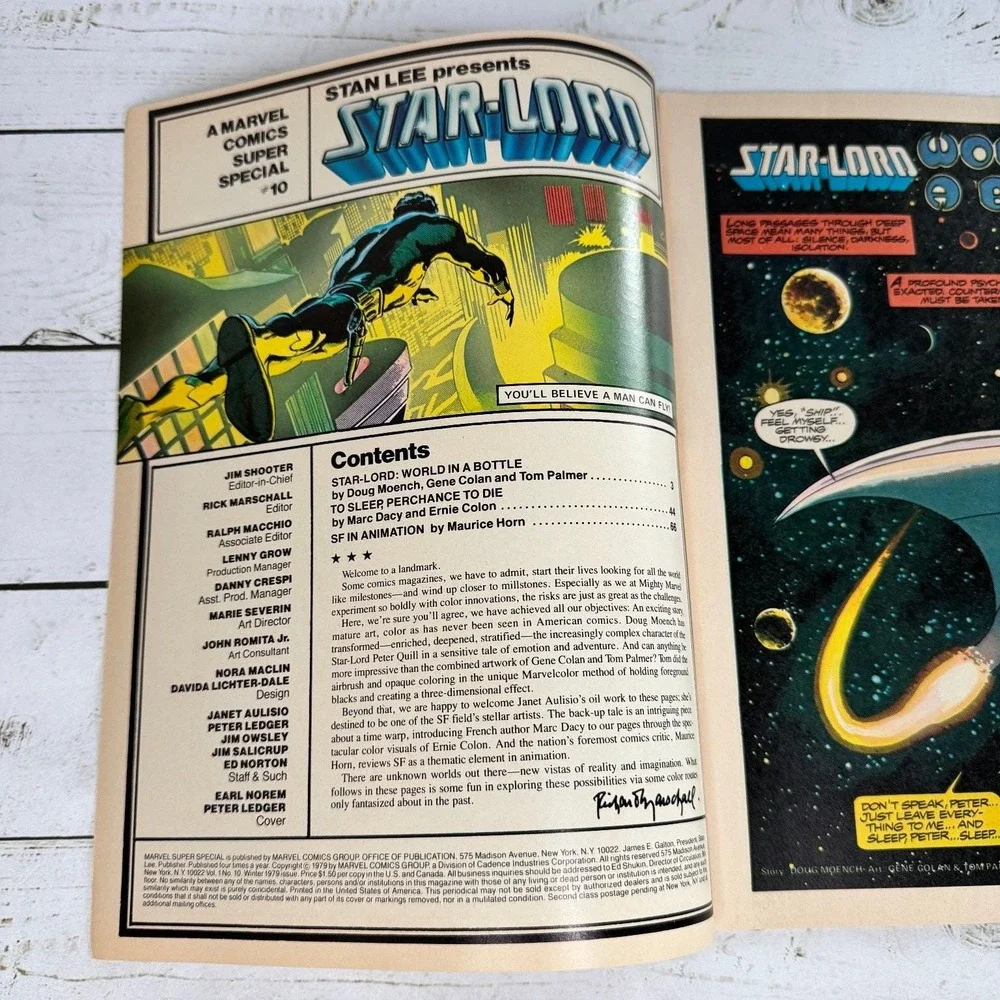 Star-Lord Marvel Super Special #10 1979 Comic Magazine Sci-Fi Marvel